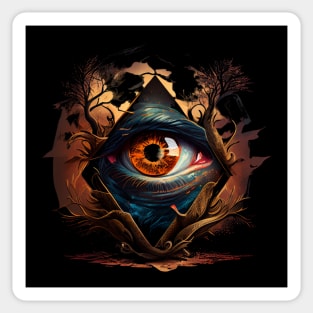 All seeing eye Sticker